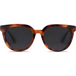 💫 Women Black Trendy Cat Eye Sunglasses Round Polarized Fashion Sunnies Eyewear
